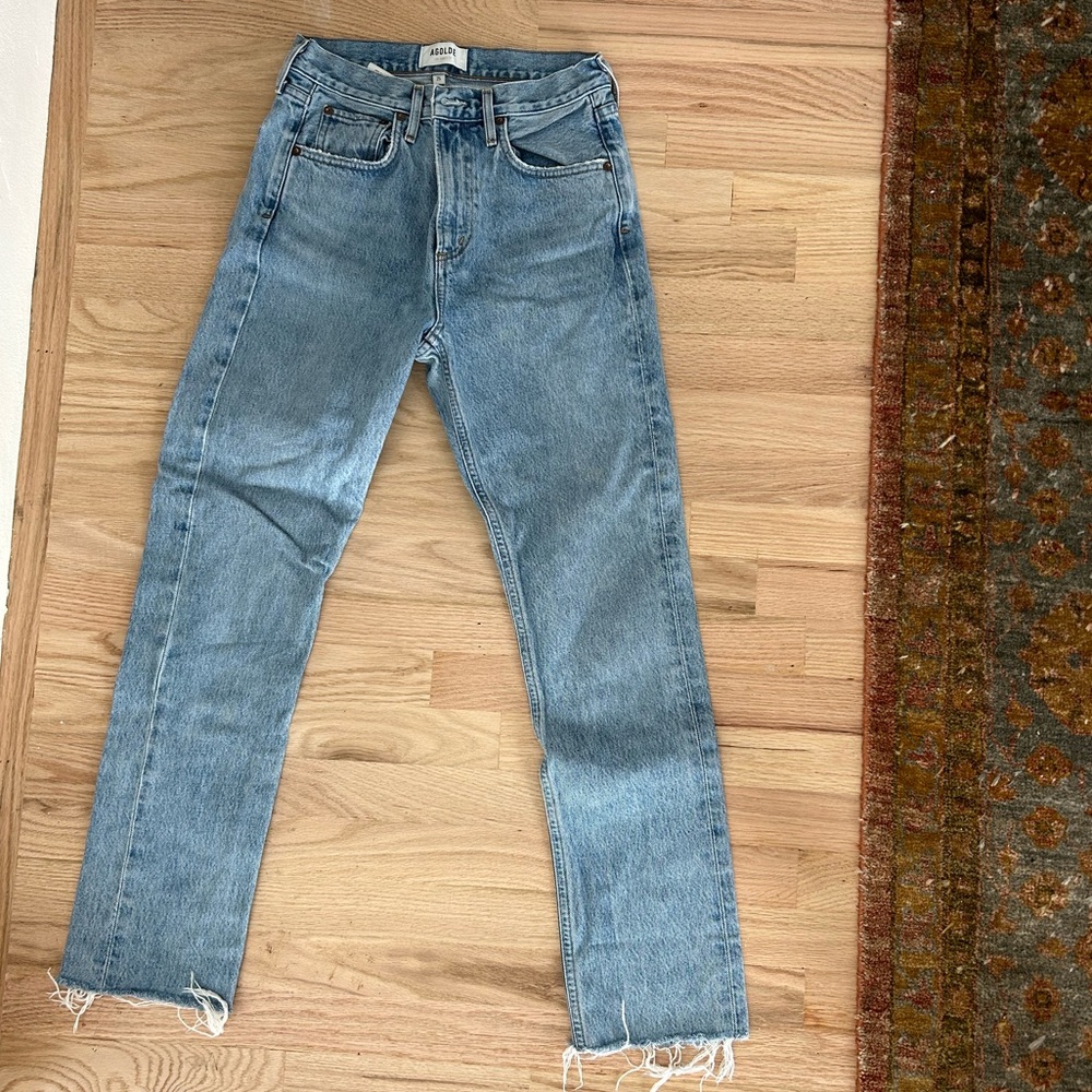 Agolde straight jeans size 25 - Picture 3 of 4